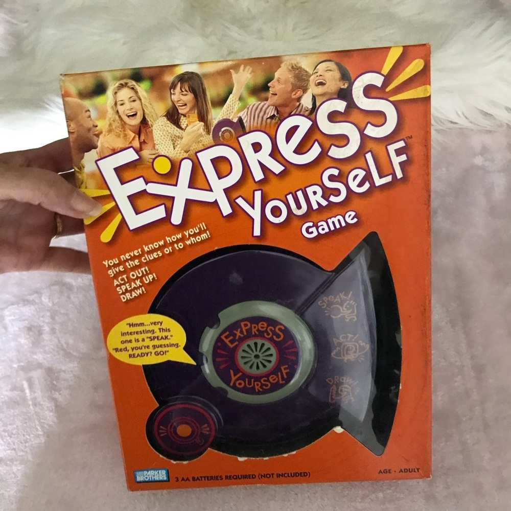 Parker Brothers Express Yourself Party Game for Adults, 3-6 Players 2003